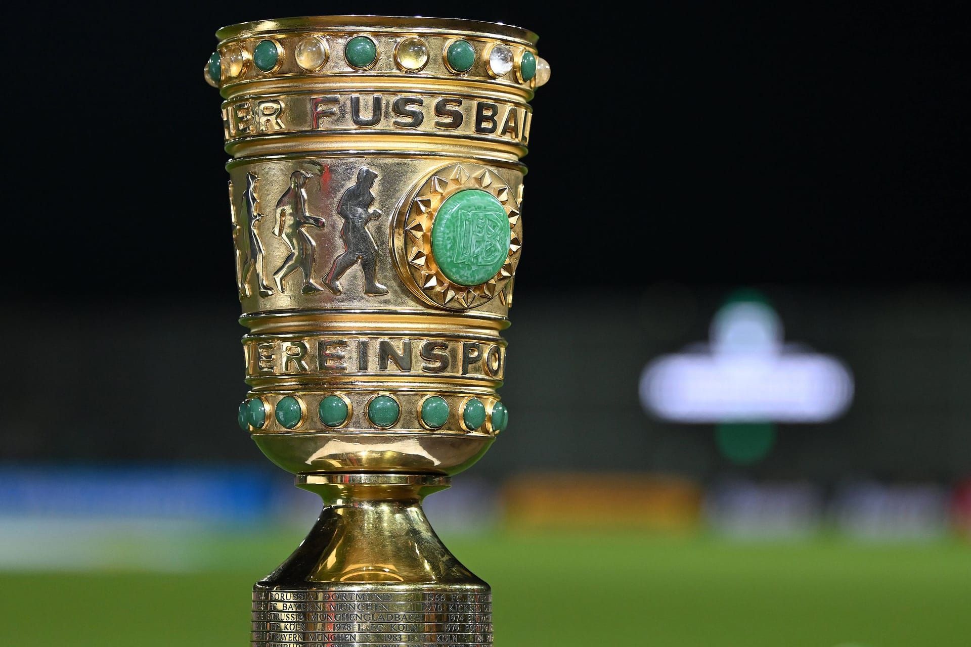 Der DFB-Pokal: Die Trophäe ist auch in diesem Jahr das Objekt der Begierde.