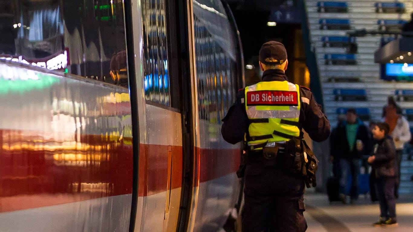 Sicherheitspersonal der Deutschen Bahn am Hamburger Hauptbahnhof (Archivbild): Sie können jetzt auch per App alarmiert werden.