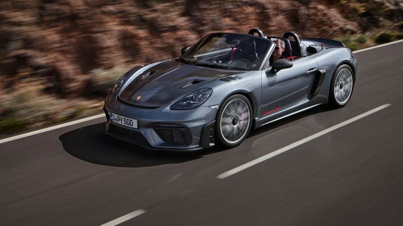 Topmodell: Den besonders sportiven Spyder RS hat Porsche an die Spitze des 718-Programms gerückt – das merkt man nicht nur an der Performance, sondern auch am Preis.