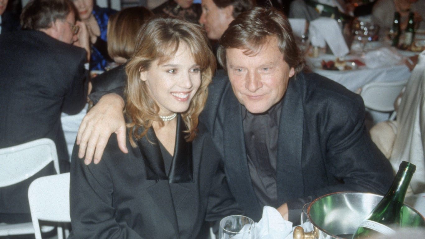 Désirée Nosbusch mit ihrem damaligen Manager Georg Bossert.