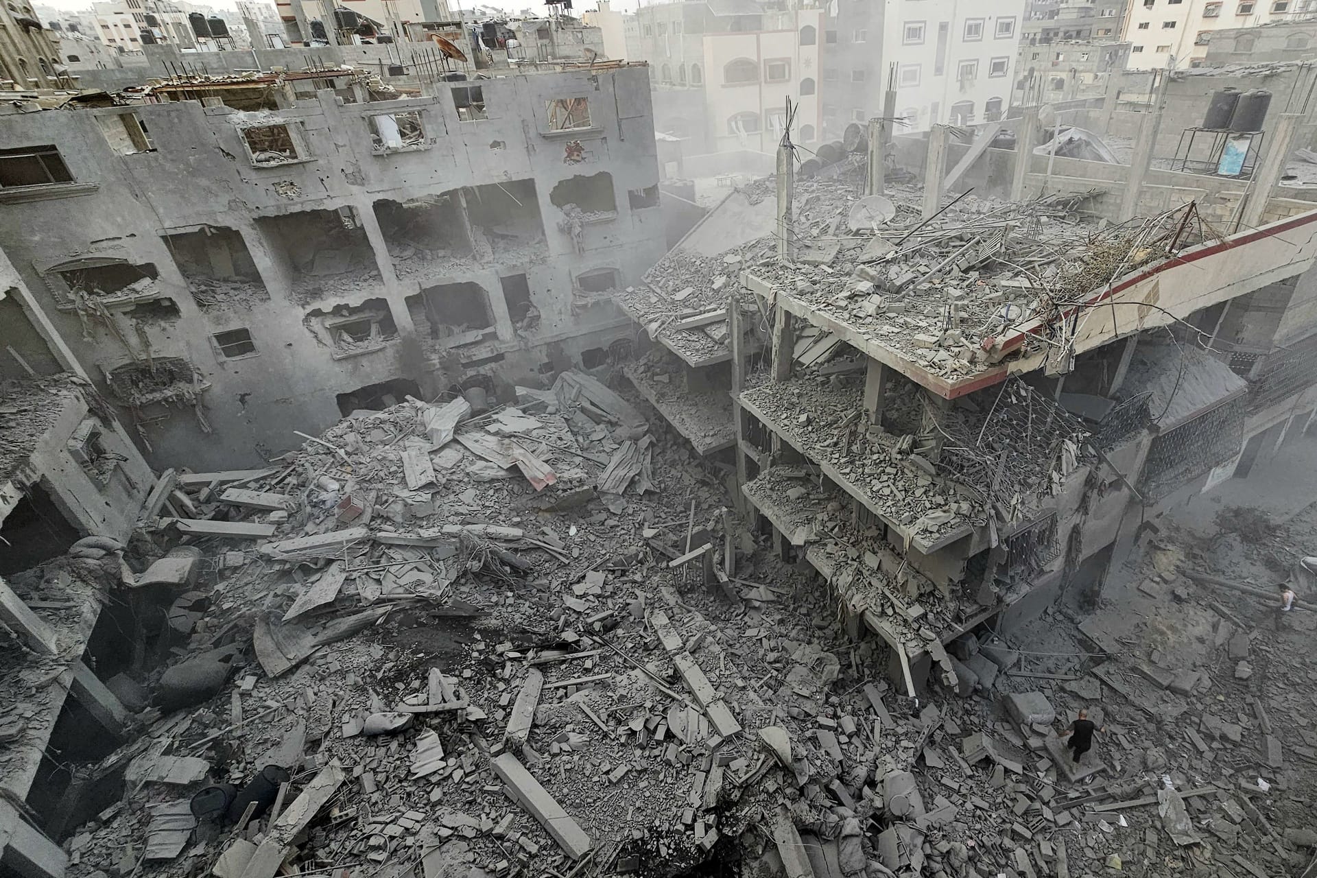 Zerstörung Gaza nach einem israelischen Luftangriff: "Die Hamas hofft auf möglichst blutige Bilder aus Gaza."