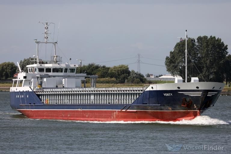 Die Verity ist am Mittwochmorgen vor Helgoland untergegangen.