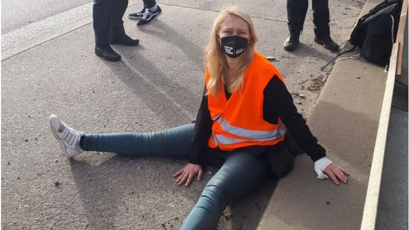 Melanie Guttmann hat auch während der Pandemie Straßen blockiert