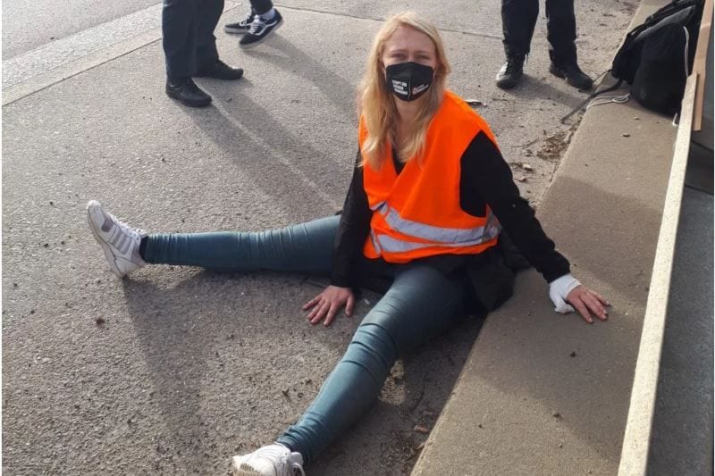 Melanie Guttmann hat auch während der Pandemie Straßen blockiert