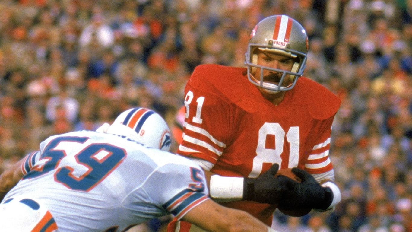 Russ Francis in Aktion: Mit den San Francisco 49ers gewann er den Super Bowl.