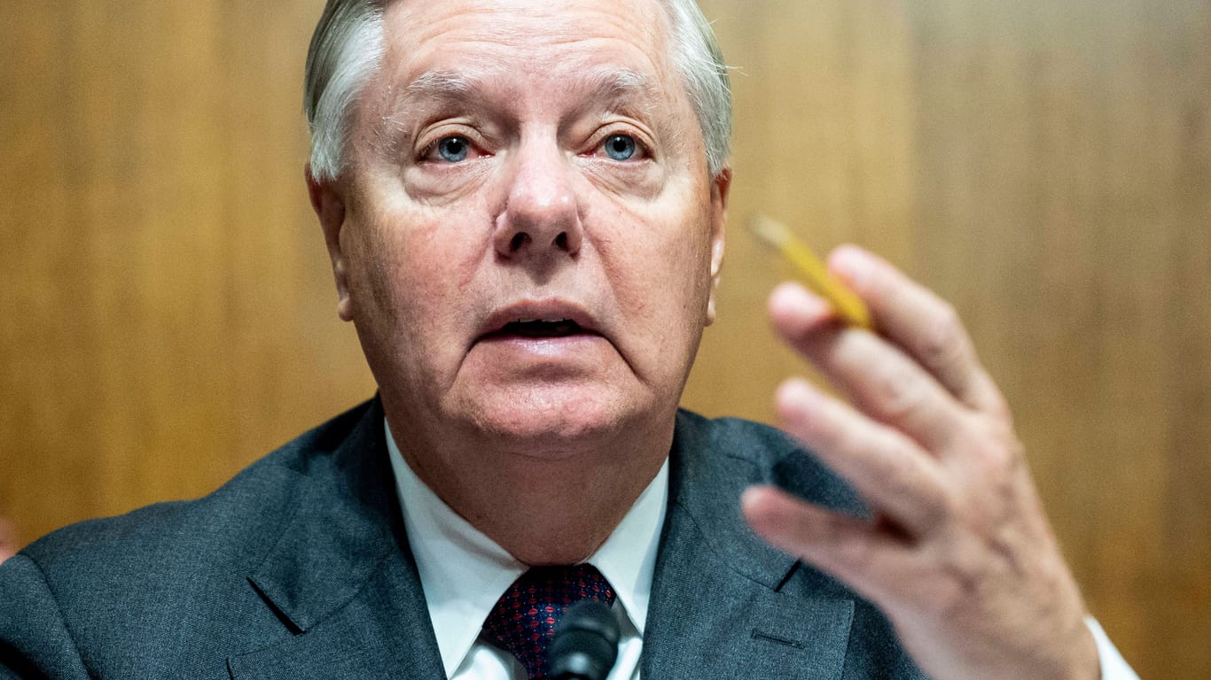 Der US-Senator Lindsey Graham, hier bei einer Anhörung im Kapitol in Washington, gilt als außenpolitischer Hardliner.