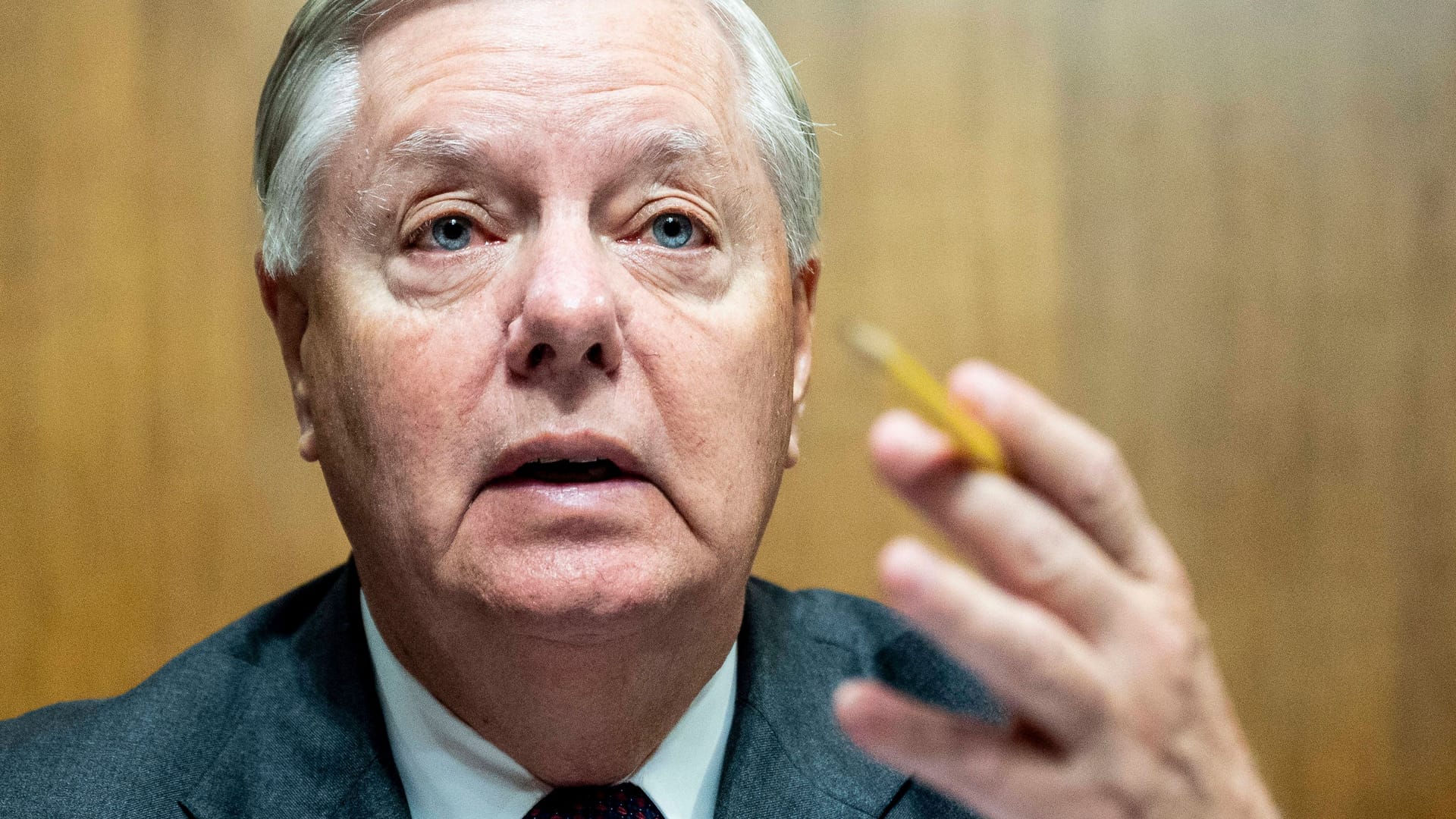 Der US-Senator Lindsey Graham, hier bei einer Anhörung im Kapitol in Washington, gilt als außenpolitischer Hardliner.