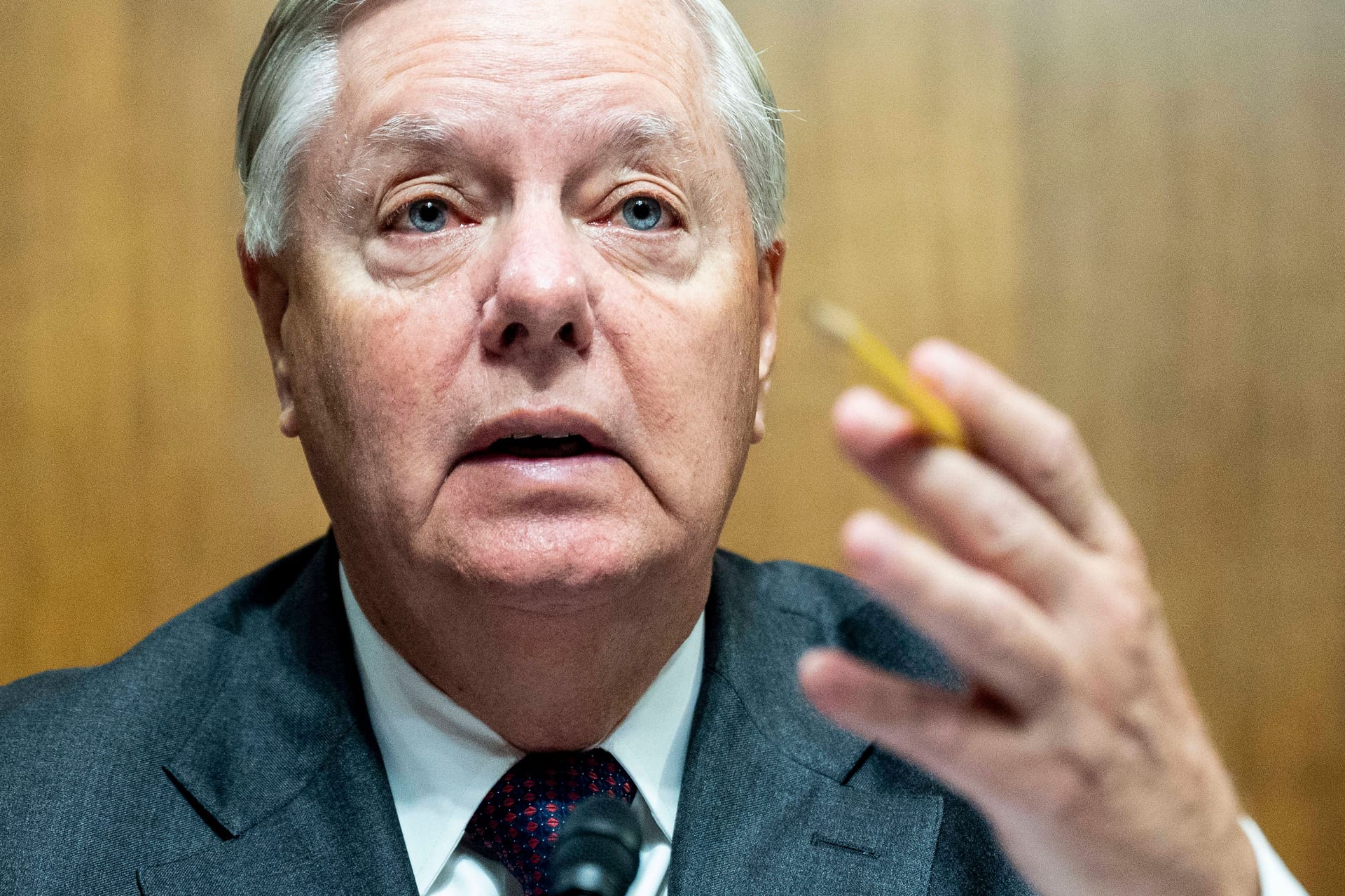 Der US-Senator Lindsey Graham, hier bei einer Anhörung im Kapitol in Washington, gilt als außenpolitischer Hardliner.