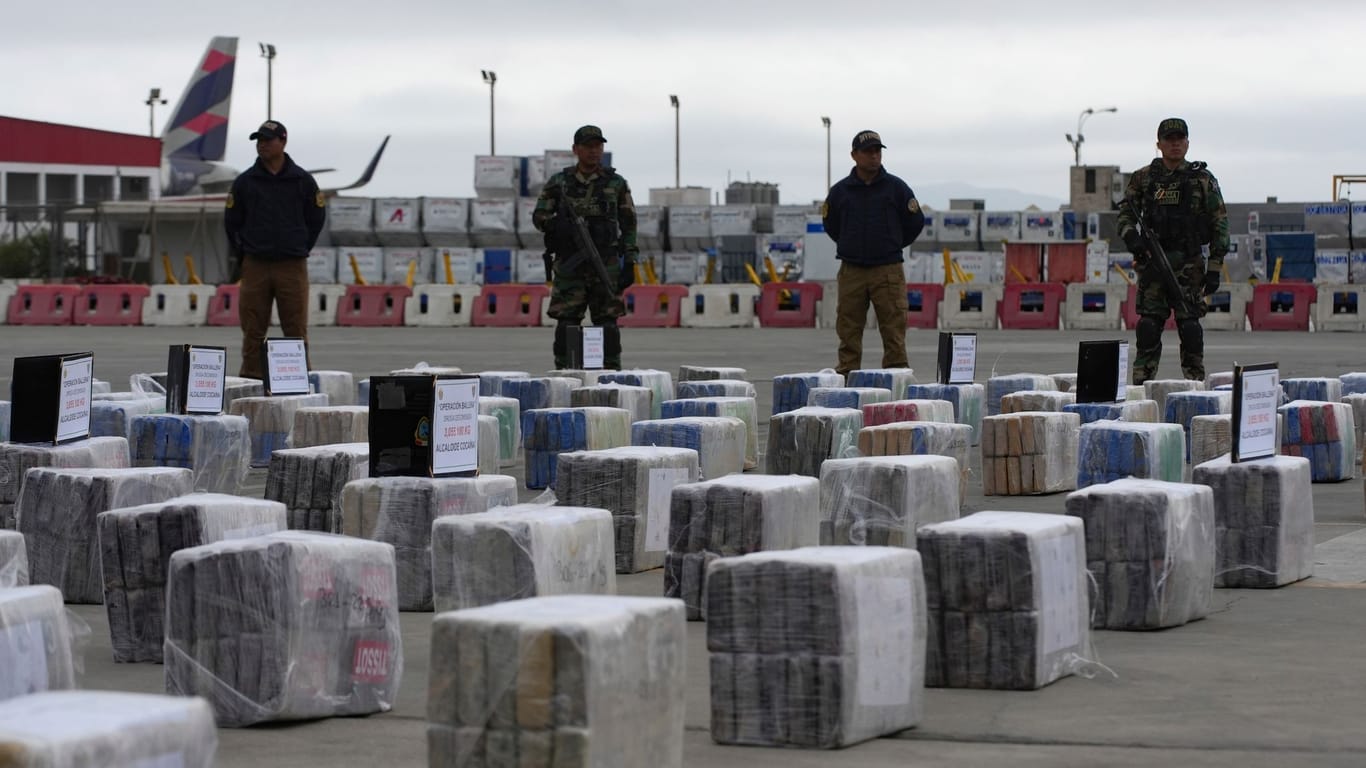 Drogenfund vor Peru