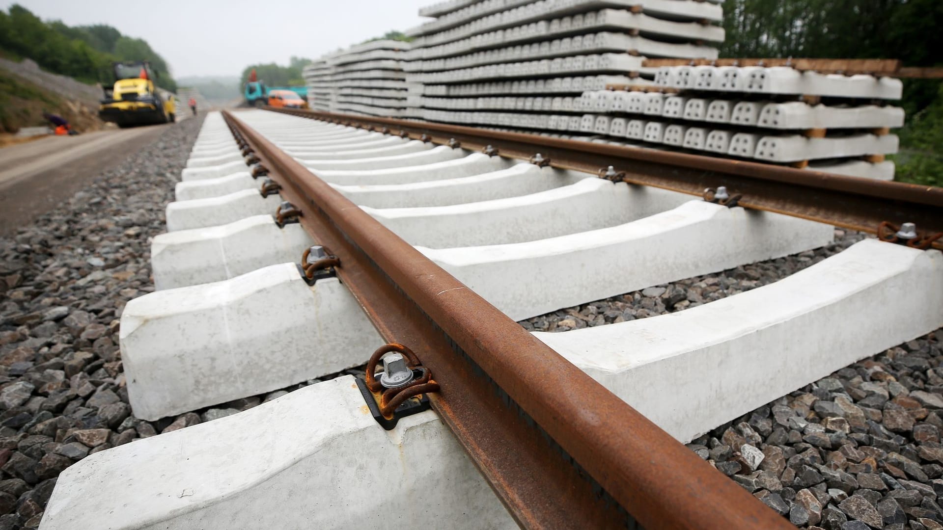 Bauarbeiten bei der Bahn