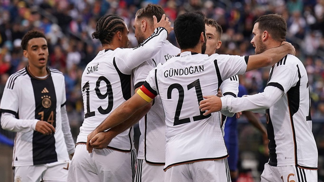 Jubel beim deutschen Team: Deutschland gewann verdient gegen die USA.