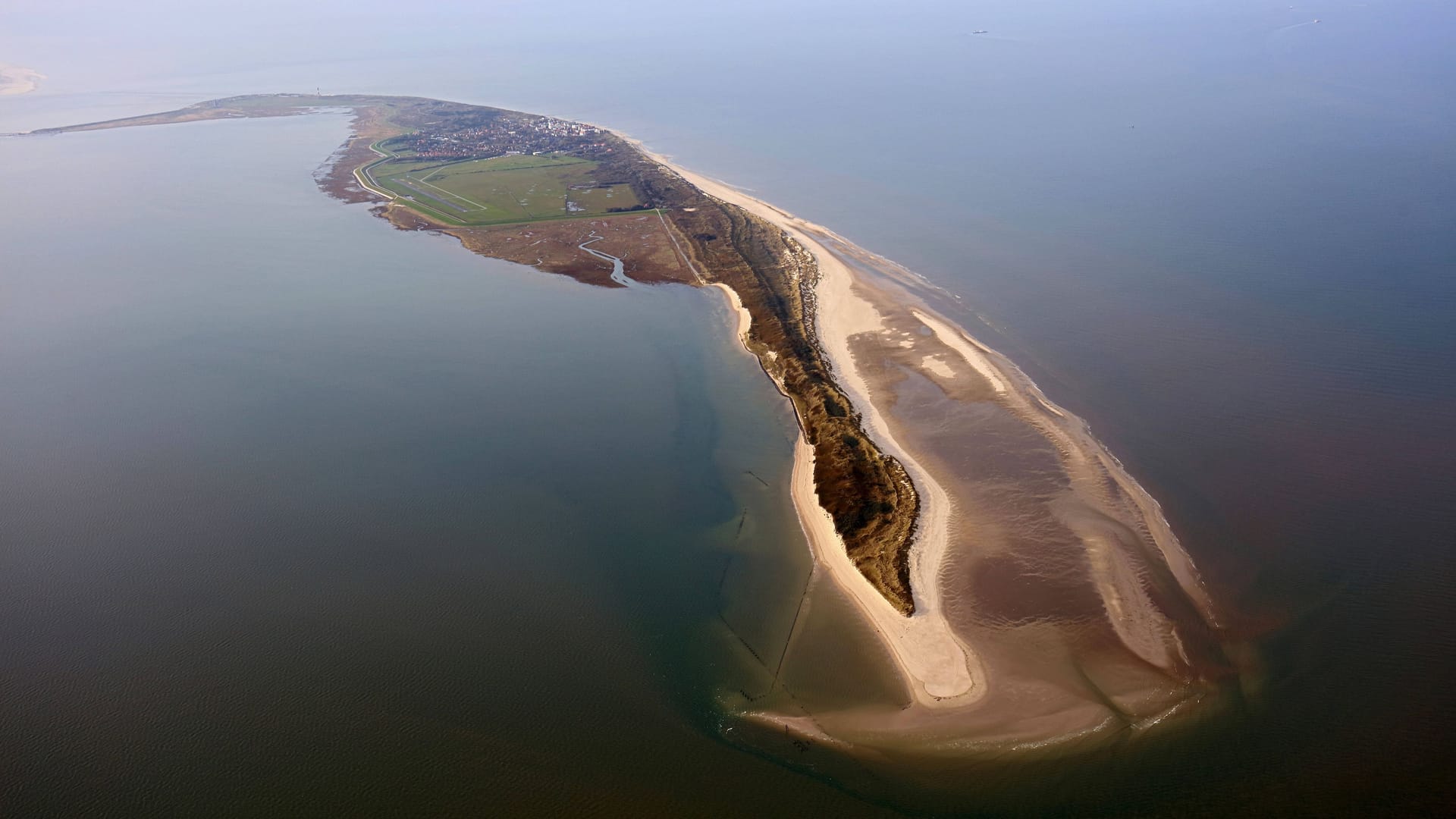 Wangerooge aus der Luft: Wie lange bleibt der Insel noch?