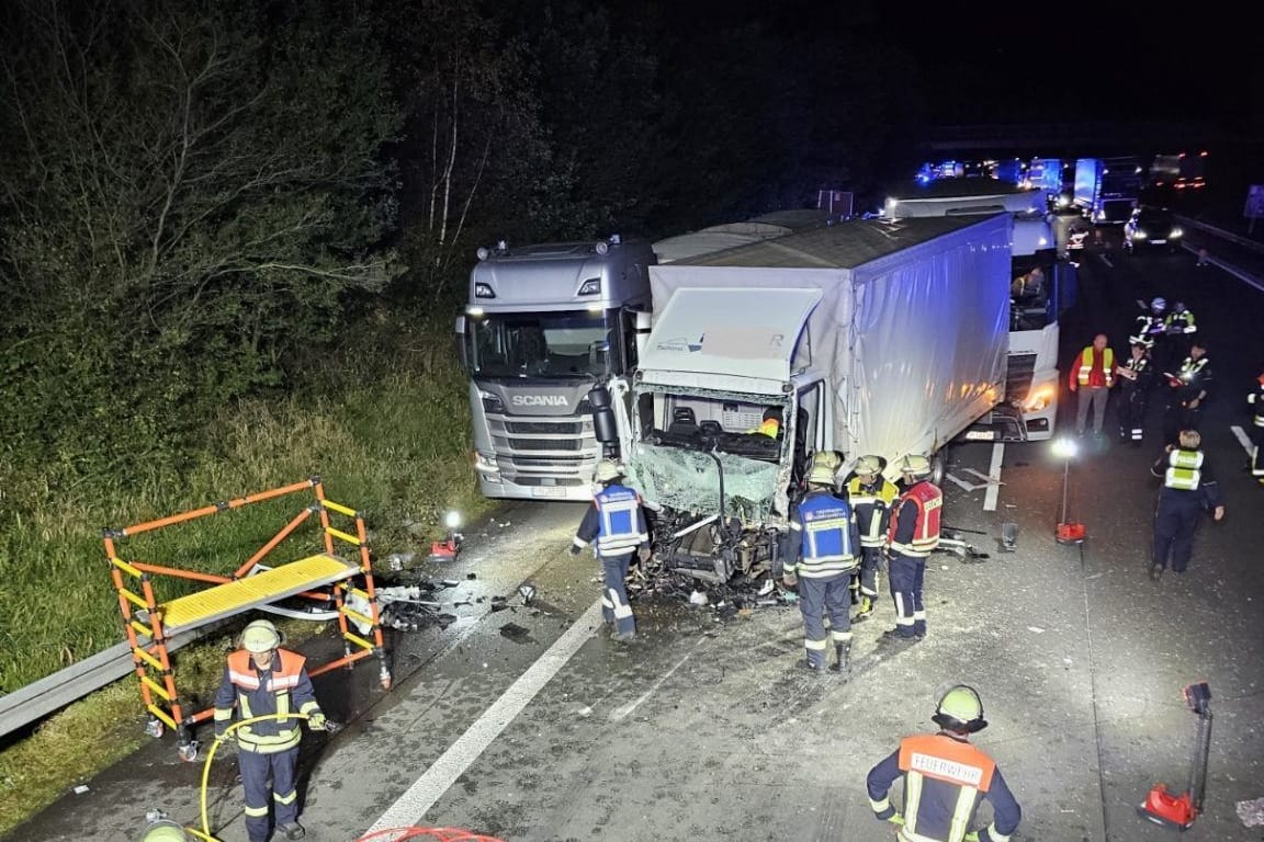 Stau auf der A3 (Symbolbild): Bei Siegburg kam es am Dienstag zu einem Lkw-Unfall.