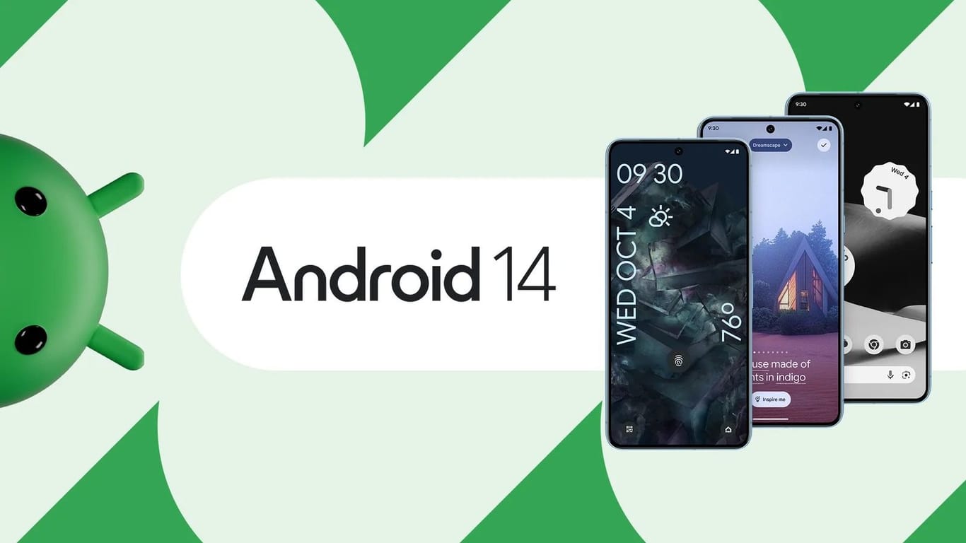 Android 14: Googles neues Betriebssystem kommt zuerst für die Pixel-Smartphones des Herstellers.
