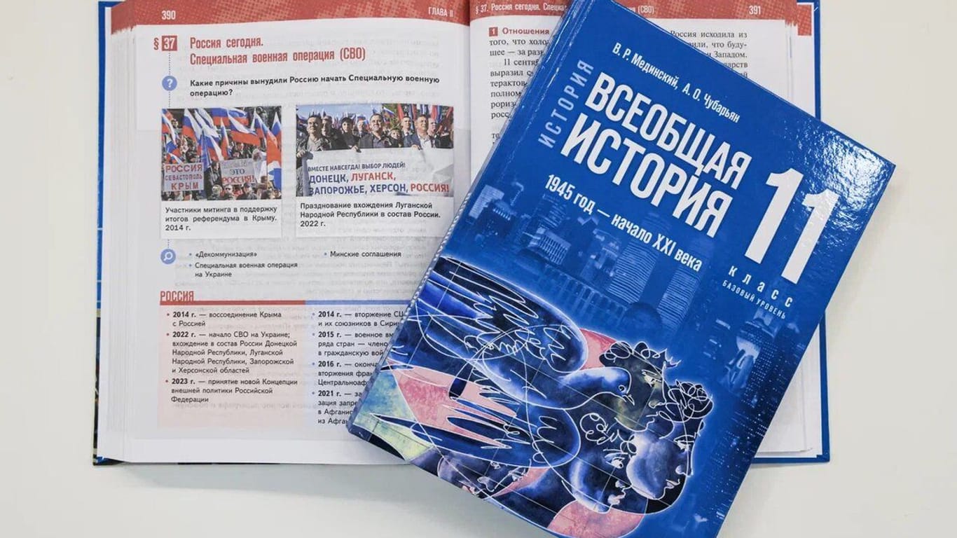 Geschichte nach Putins Geschmack: In dem neuen Geschichtsbuch für Elftklässler wird die Wiedervereinigung völlig verzerrt wiedergegeben.
