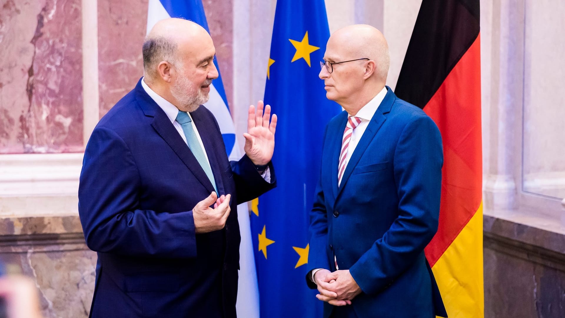 Ron Prosor + Peter Tschentscher Ron Prosor + Peter Tschentscher