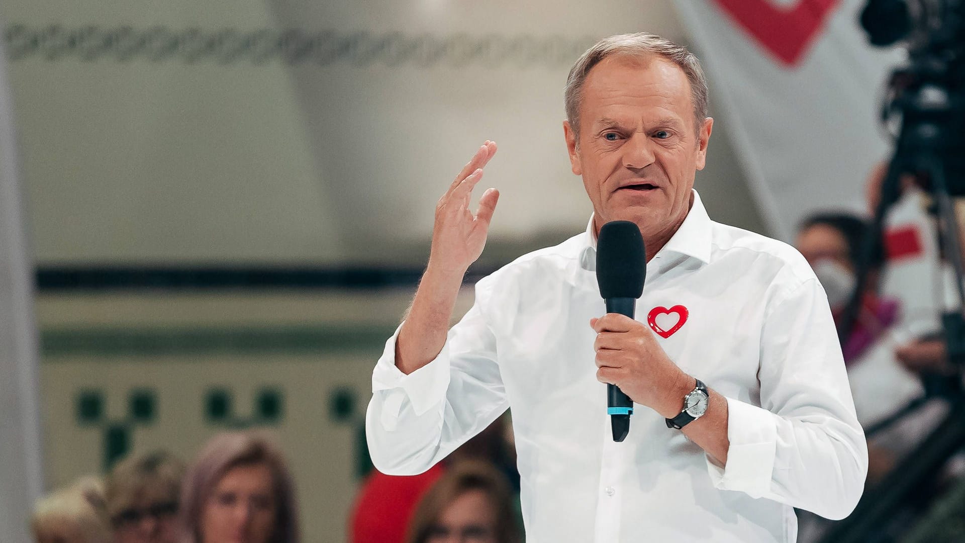 Donald Tusk: Der Anführer der liberalen Bürgerkoalition will der PiS-Partei die Mehrheit im Parlament streitig machen.