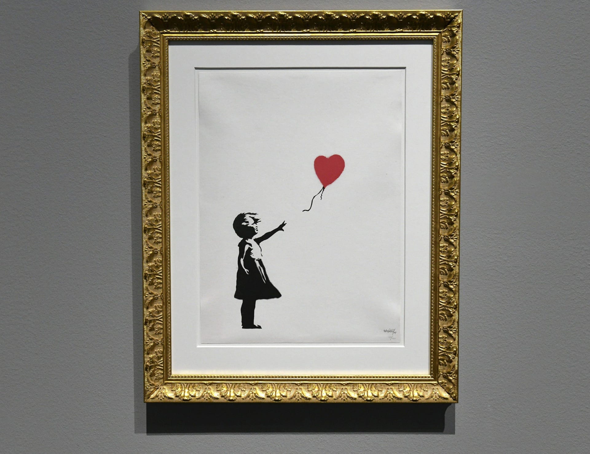 "Mädchen mit Ballon": Es ist eins von Banksys berühmtesten Werken.