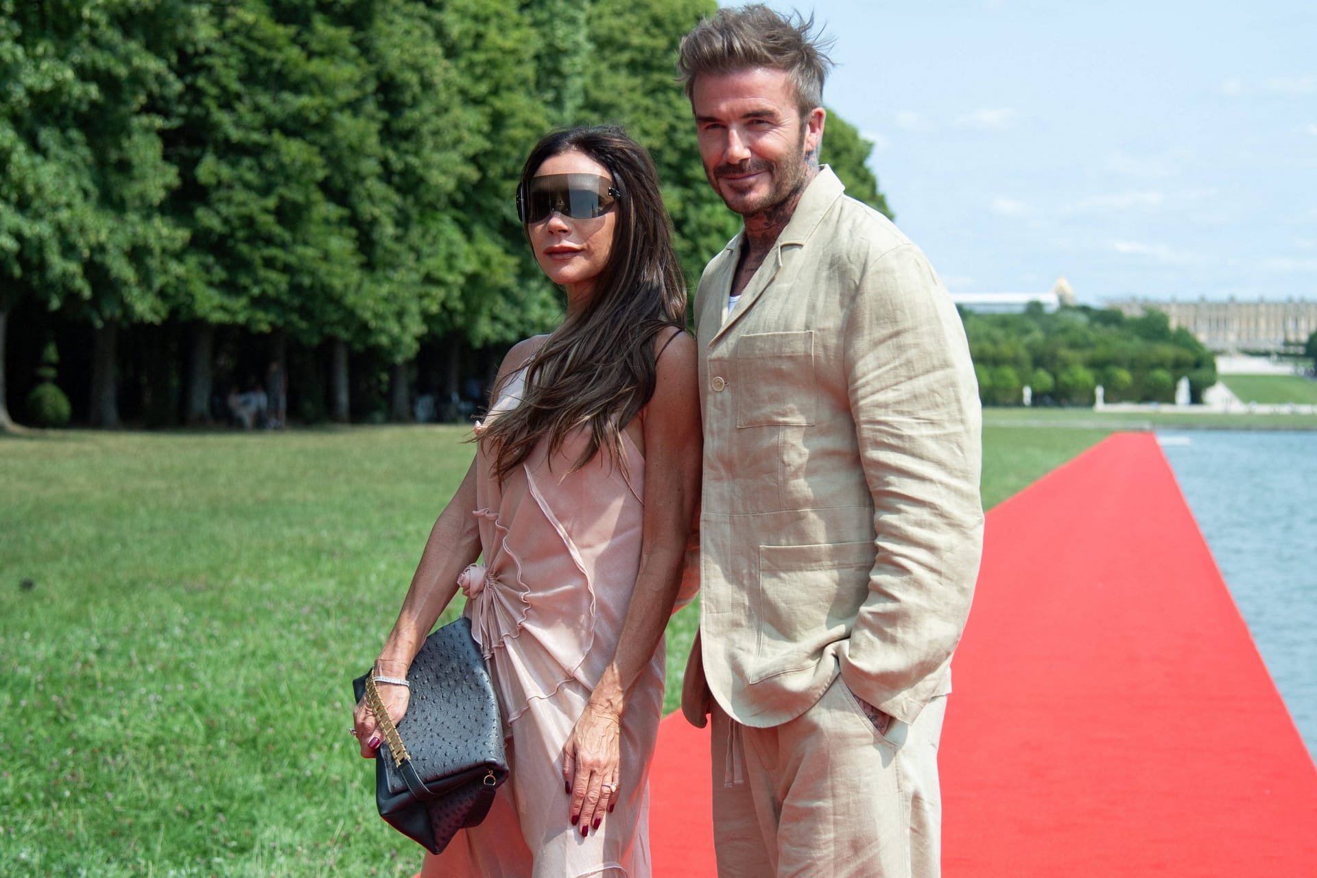 Auch bei Fashion Shows ist das Paar gern gesehen. So wie hier bei Jacquemus im Juni 2023 in Paris.
