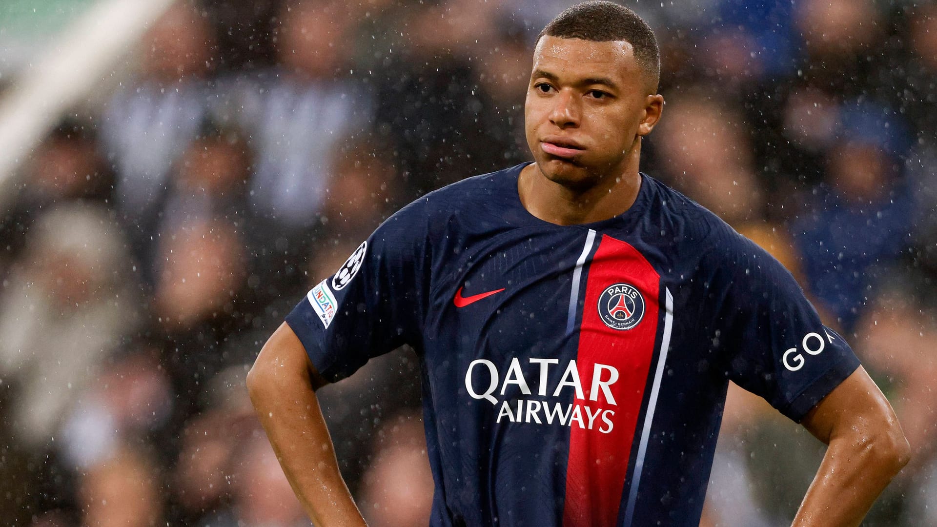 Kylian Mbappé: Der Franzose musste mit seinem Team eine herbe Klatsche einstecken.