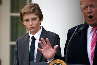 Barron Trump: Der 17-Jährige ist eines von Donald Trumps fünf Kindern.