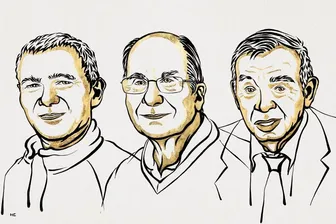 Die drei Preisträger des Chemie-Nobelpreises: Moungi Bawendi, Louis Brus und Alexei Ekimov.