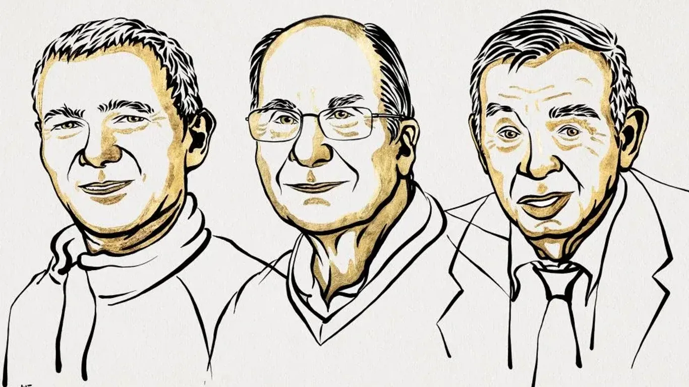 Die drei Preisträger des Chemie-Nobelpreises: Moungi Bawendi, Louis Brus und Alexei Ekimov.