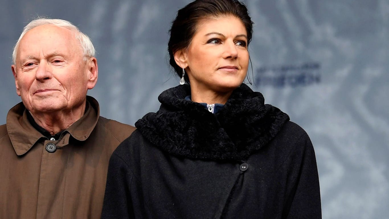 Oskar Lafontaine und Sahra Wagenknecht: Das Paar ist seit 2014 verheiratet.