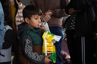 Ein geflüchtetes Kind aus Bergkarabach: Nach dem aserbaidschanischen Angriff auf die Region spricht die EU von "ethnischer Säuberung".