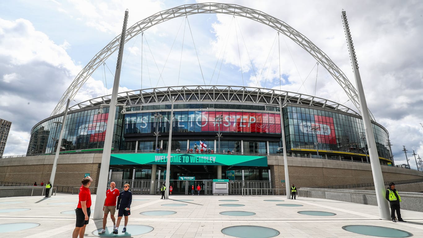 Das Wembley-Stadion in London darf natürlich nicht fehlen.