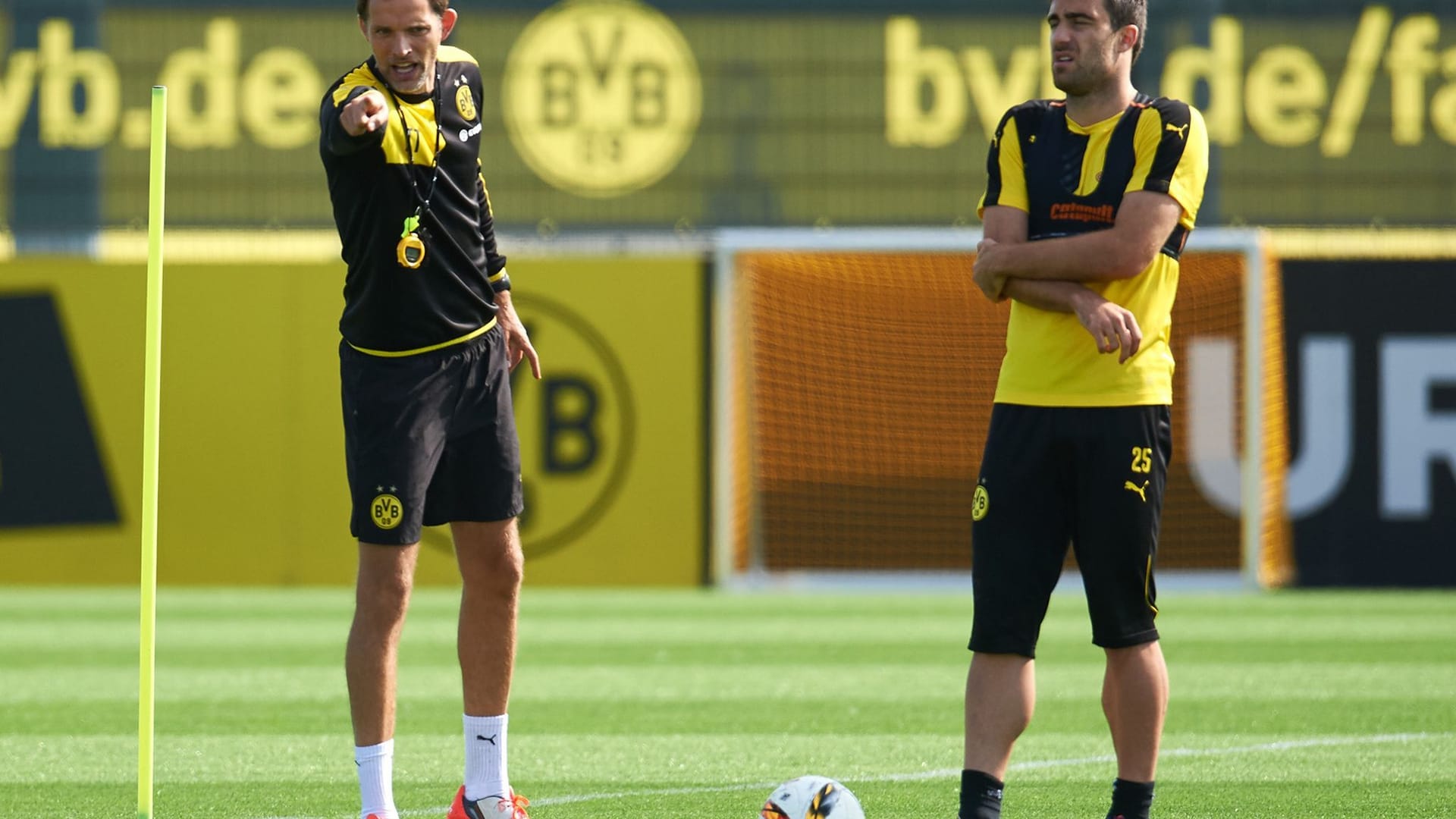 Thomas Tuchel und Sokratis