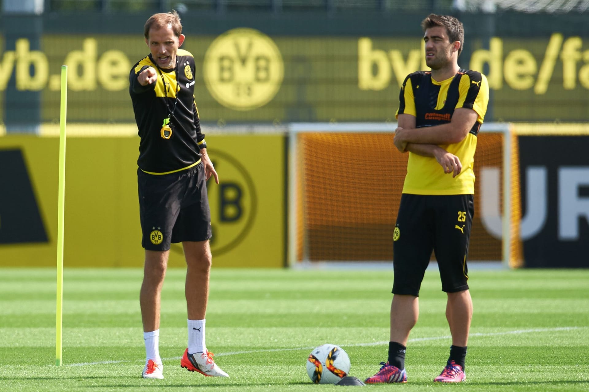 Thomas Tuchel und Sokratis