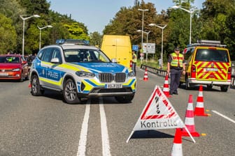 Grenzschutzkontrolle in Bayern (Archivbild): Innenministerin Faeser will mehr Kontrollen einführen.