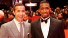 Kai Pflaume (l.) und Jérôme Boateng: Der Moderator und der Fußballprofi kennen sich und begegneten sich unter anderem auch im Februar 2017 bei der Berlinale.