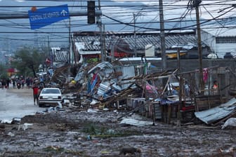 Zerstörung nach dem Hurrikan in Mexiko: Mehrere Menschen kamen bei der Naturkatastrophe ums Leben.