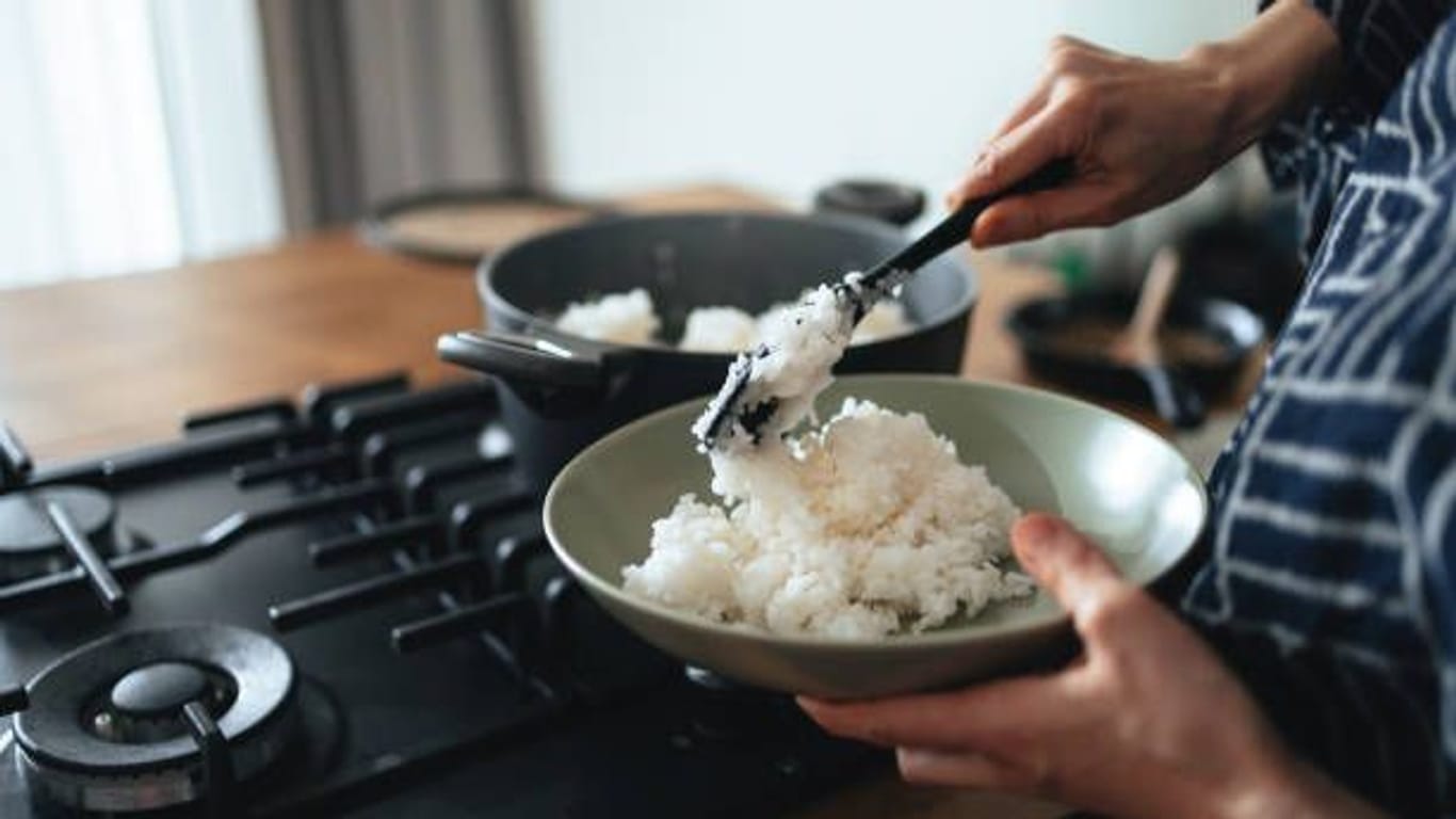 Reis zubereiten: Besonders bekömmlich wird er, wenn er lange köchelt.
