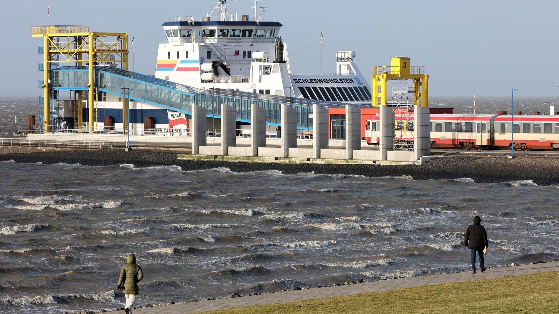 Stürmisches Wetter an der Nordsee