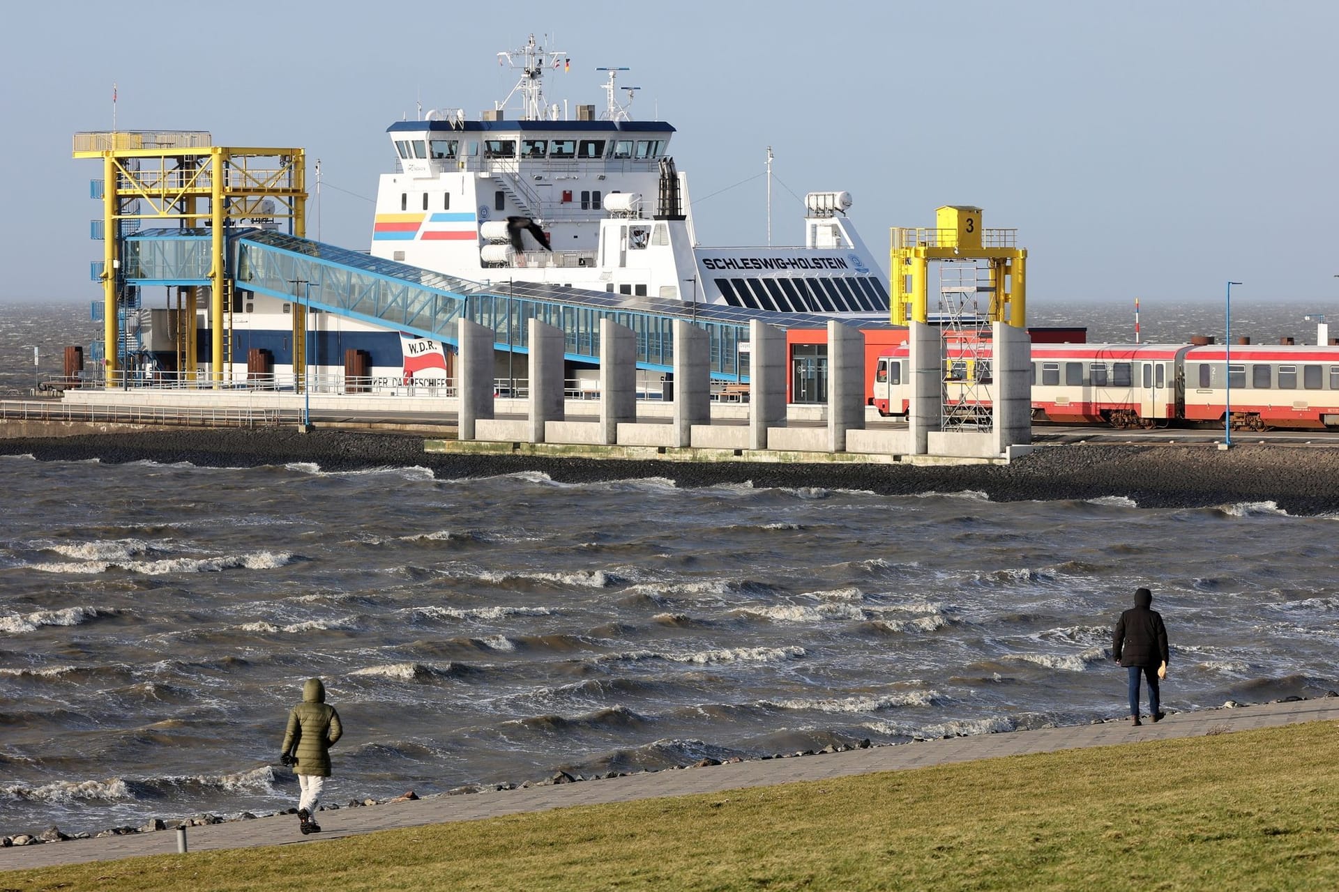 Stürmisches Wetter an der Nordsee