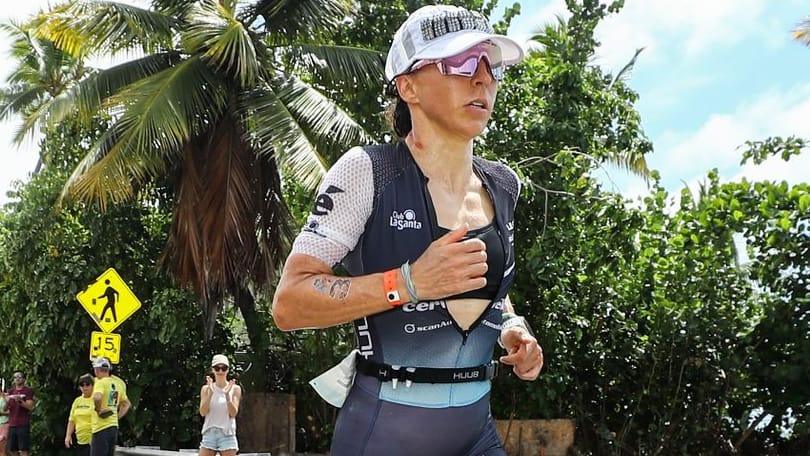 Anne Haug beim Ironman auf Hawaii (Archivbild): Erneut starke Vorstellung. Anne Haug beim Ironman auf Hawaii (Archivbild): Erneut starke Vorstellung.