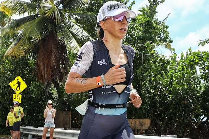 Anne Haug beim Ironman auf Hawaii (Archivbild): Erneut starke Vorstellung.