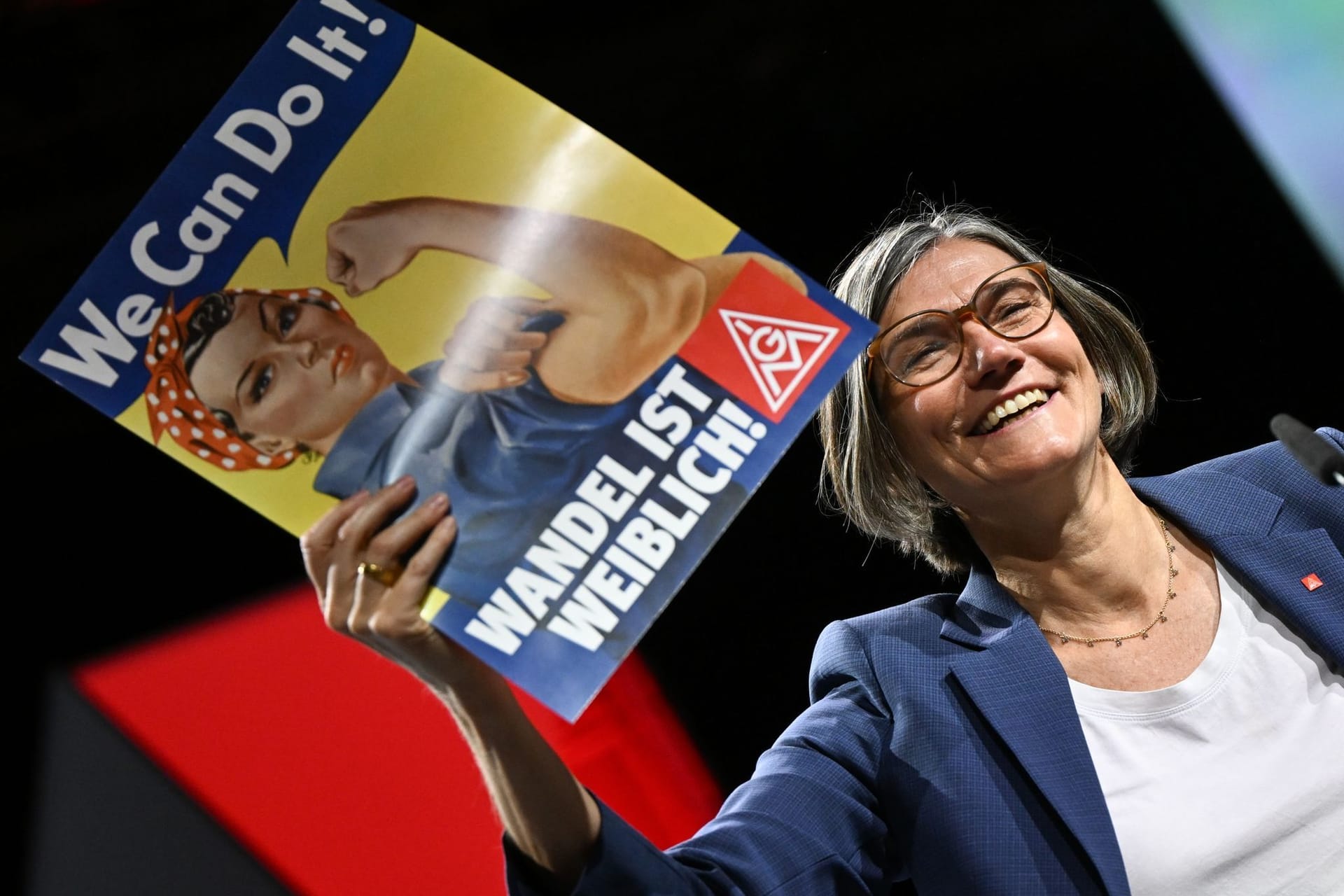 Christiane Benner beim Gewerkschaftstag IG Metall Christiane Benner beim Gewerkschaftstag IG Metall