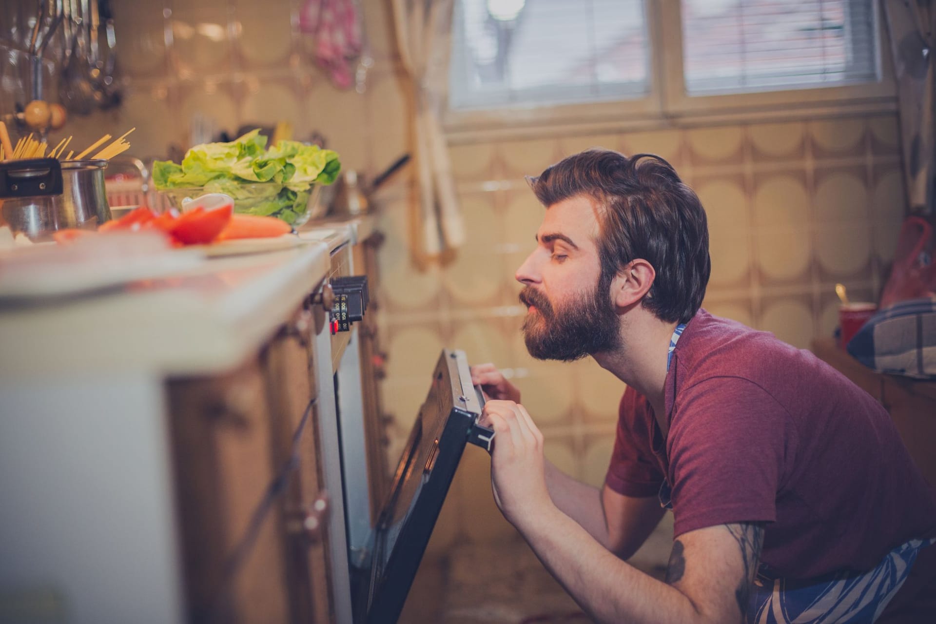 Backofen: Beachten Sie Gebrauchsanweisung des Herstellers.