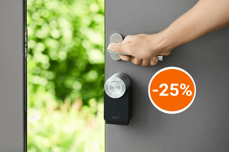 Das Nuki Smart Lock 3.0 Pro sichern Sie sich jetzt bei Amazons Prime Days so günstig wie selten im Angebot.