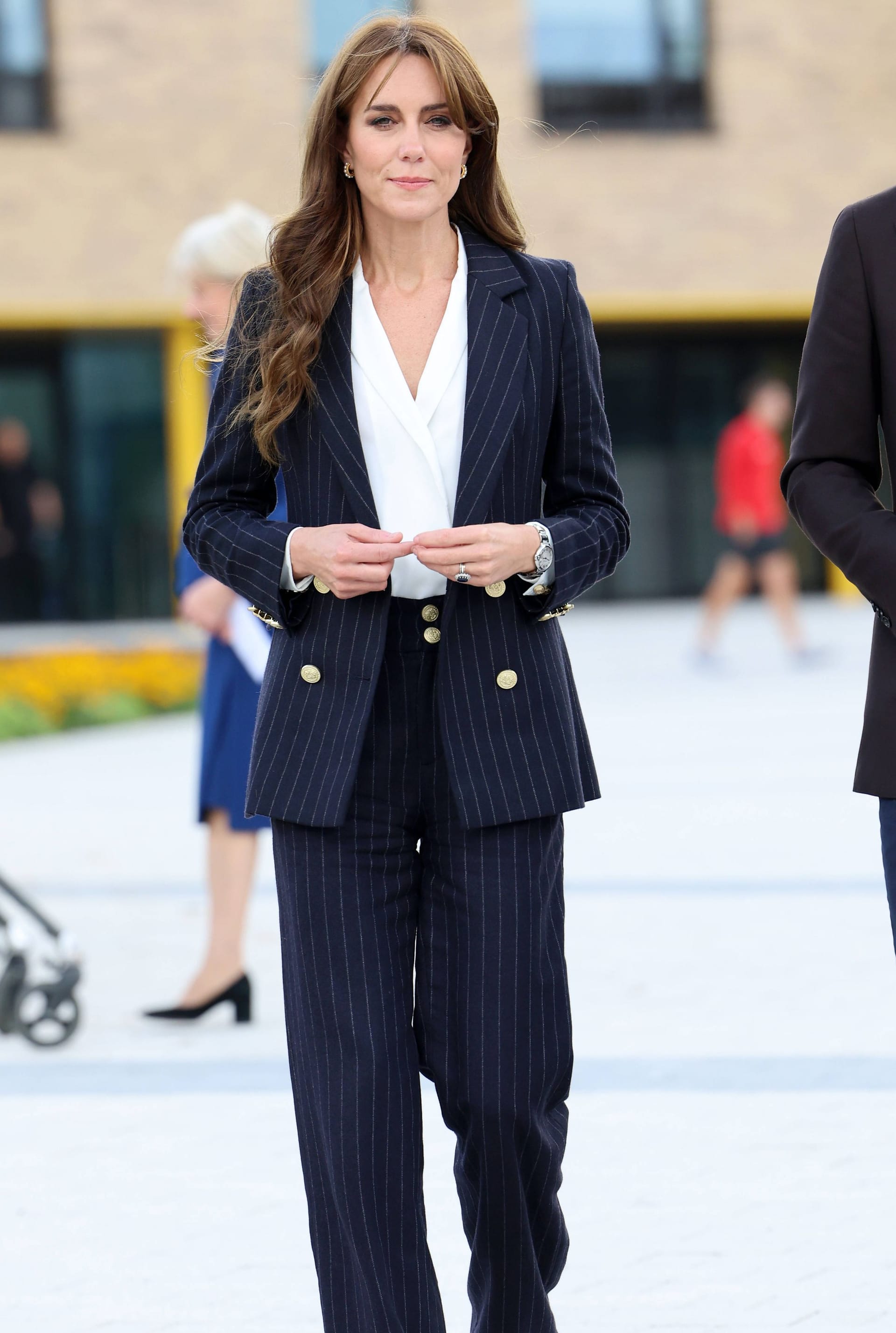 Prinzessin Kate im eleganten Businesslook.