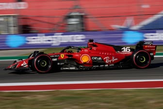 Ferrari-Pilot Charles Leclerc in Austin: Er startet von Platz 1.