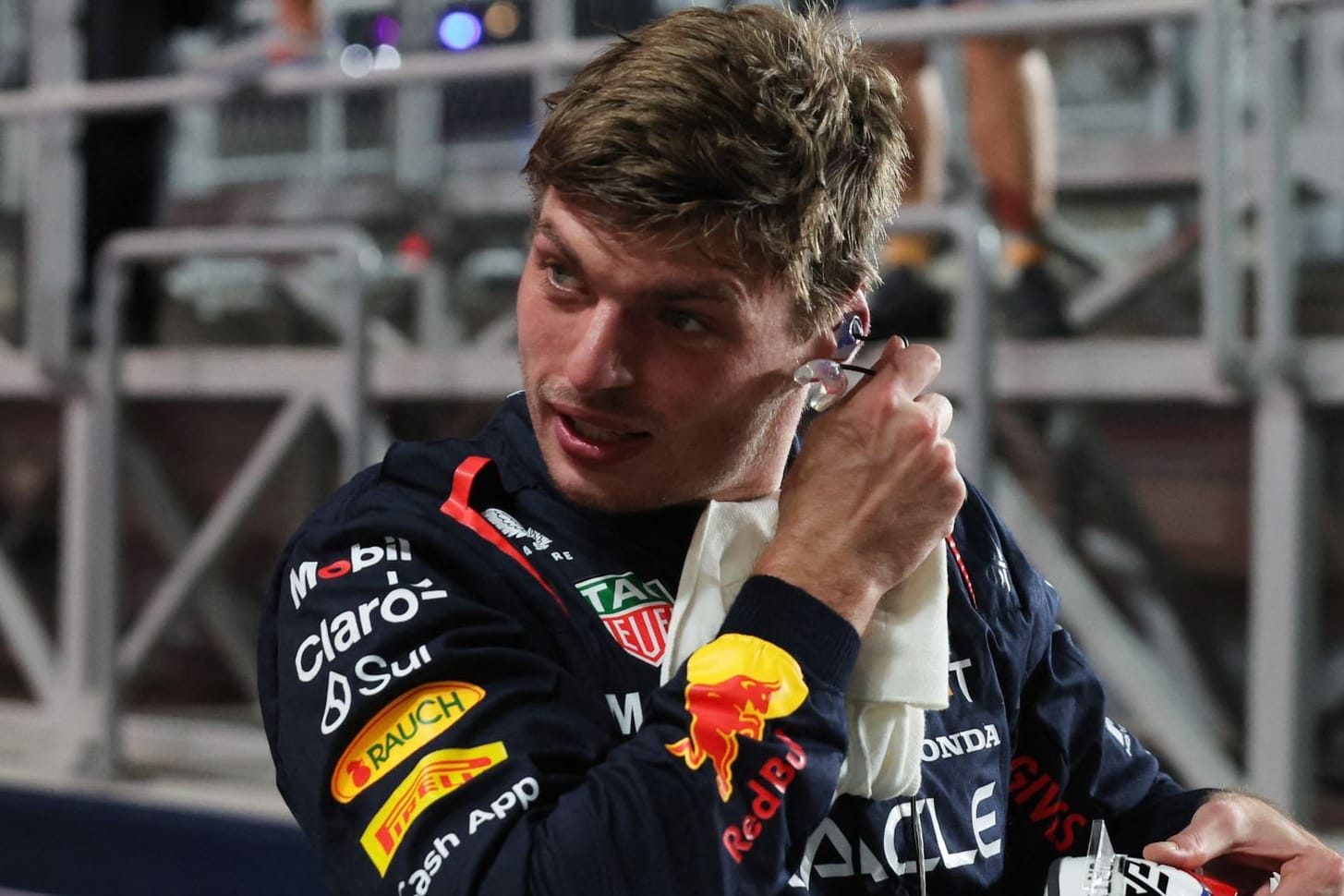 Mal wieder überragend: Max Verstappen nach dem Qualifying in Katar.