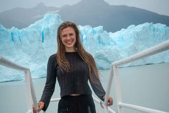 Ann-Kathrin Bendixen im Polareis: Ihre Reise führte die junge Frau schon an die entlegensten Orte der Welt.