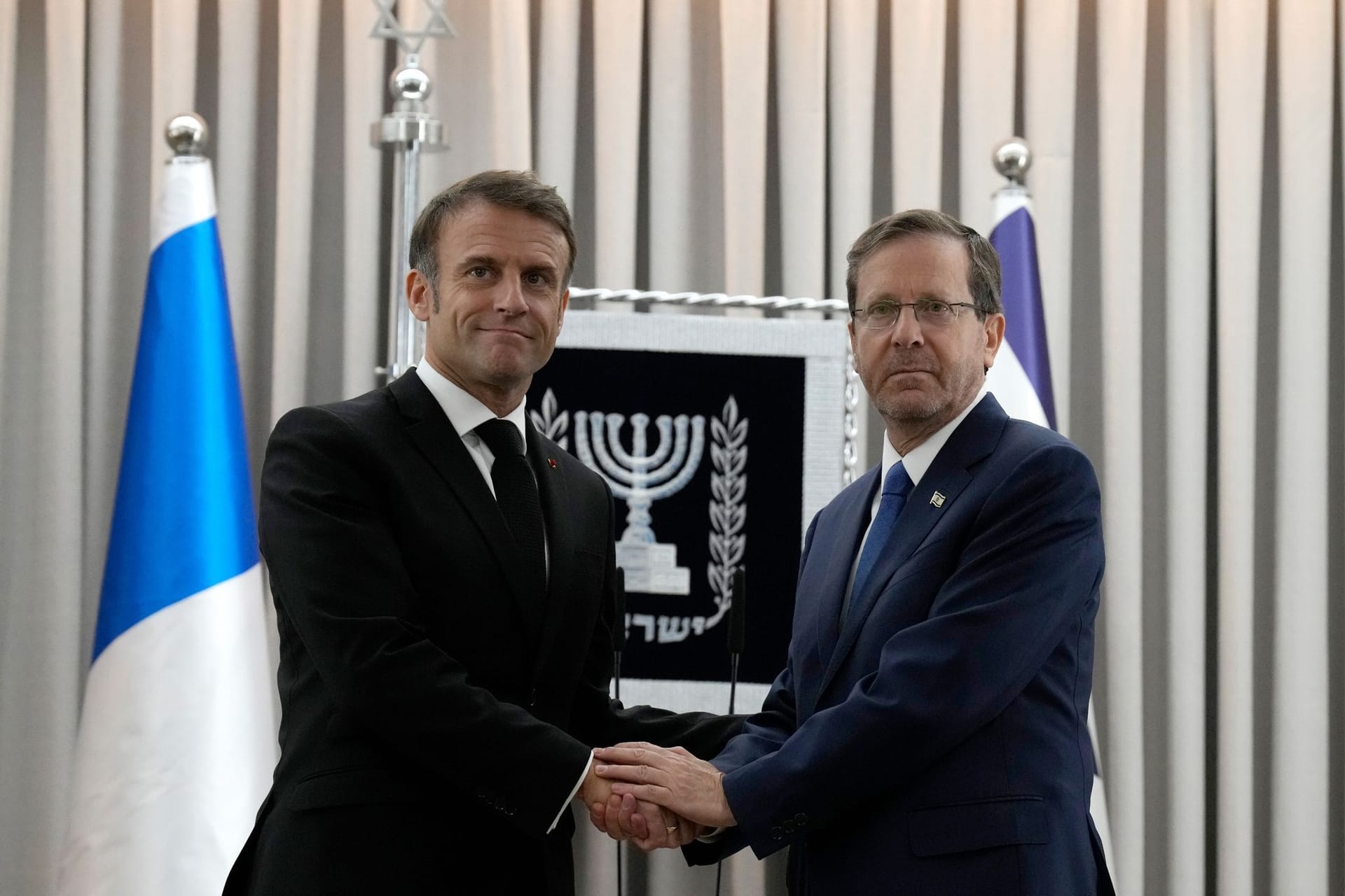 Frankreichs Präsident Macron in Israel