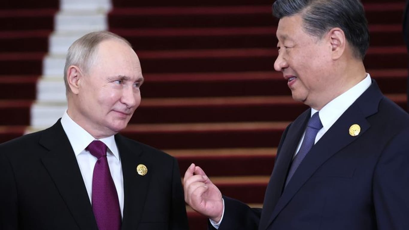 Chinas Präsident Xi Jinping empfängt seinen russischen Amtskollegen Wladimir Putin in Peking.
