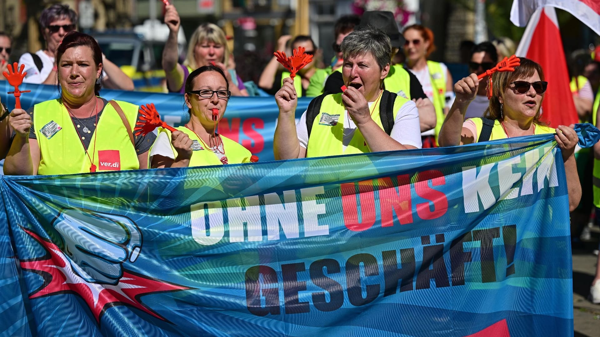 Streik im Einzelhandel